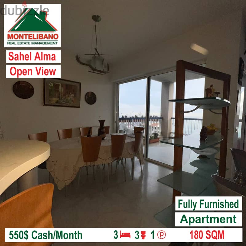 Furnished Apartment for rent located in Sahel Alma 3