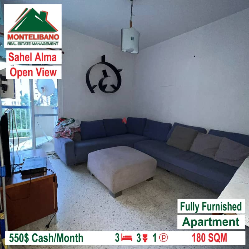 Furnished Apartment for rent located in Sahel Alma 7