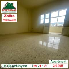 Apartment With Prime Location For Sale In Zalka!!!
