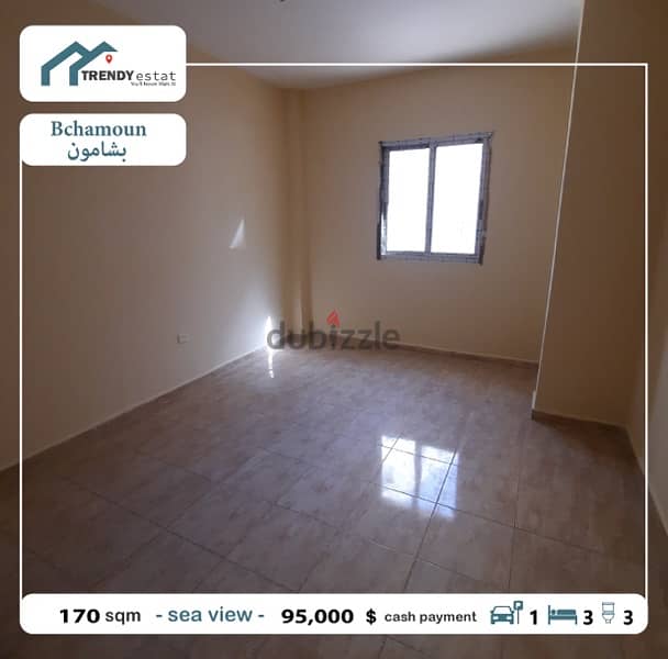 apartment for sale in bchamoun sea view شقة للبيع في بشامون مع اطلالة 3