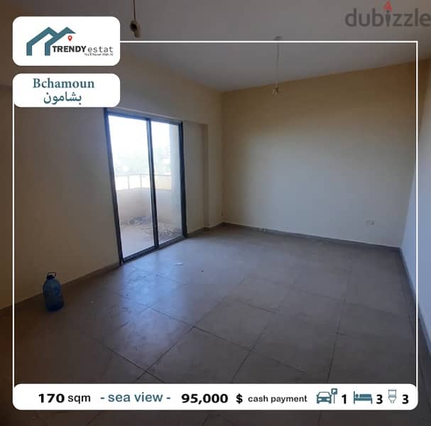 apartment for sale in bchamoun sea view شقة للبيع في بشامون مع اطلالة 5