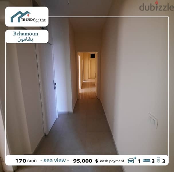 apartment for sale in bchamoun sea view شقة للبيع في بشامون مع اطلالة 6