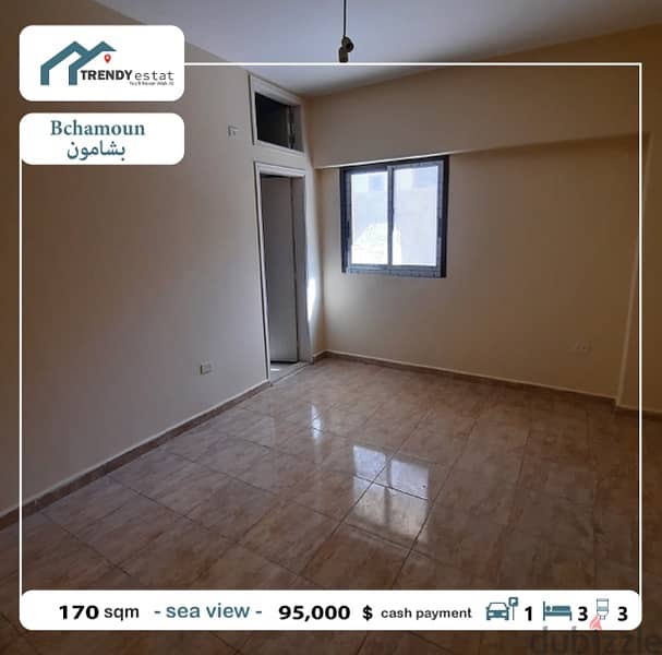 apartment for sale in bchamoun sea view شقة للبيع في بشامون مع اطلالة 7