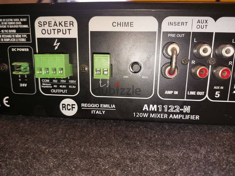 RCF mixer amlifier AM 1122-N 4