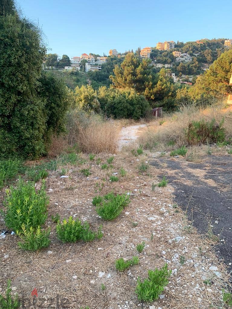 1206 SQM Land in Ghazir, Keserwan with Sea and Mountain View 1