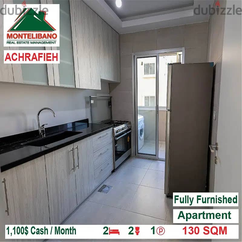 1100$/Cash Month!! Apartment for rent in Achrafieh!! 2