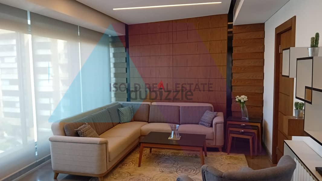 Furnished 200 m2 apartment+60m2 terrace for rent in Achrafieh/Sioufi 1