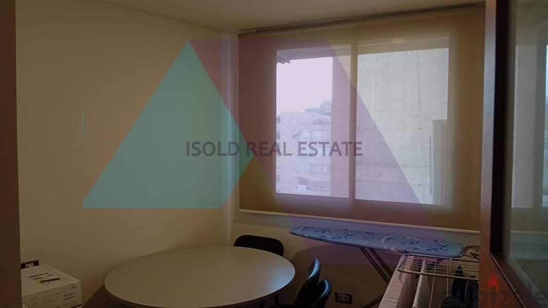 Furnished 200 m2 apartment+60m2 terrace for rent in Achrafieh/Sioufi 7