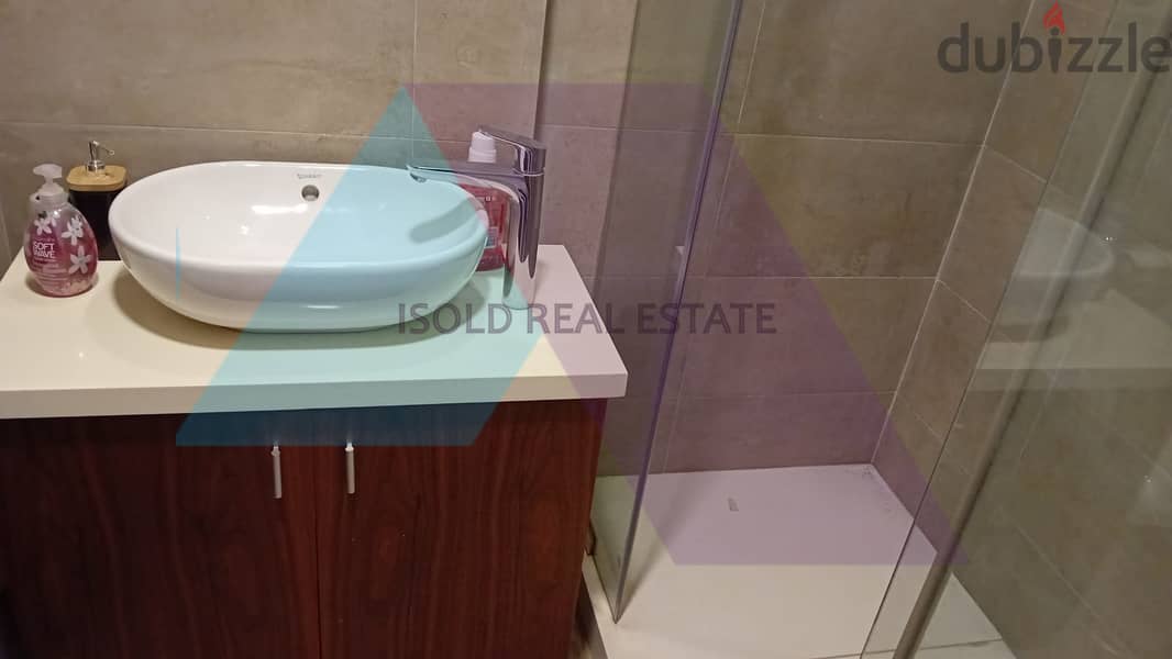 Furnished 200 m2 apartment+60m2 terrace for rent in Achrafieh/Sioufi 12