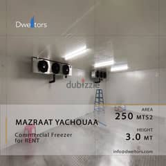 Freezers for rent in MAZRAAT YACHOUAA - 250 MT2 - 3.0 MT Height