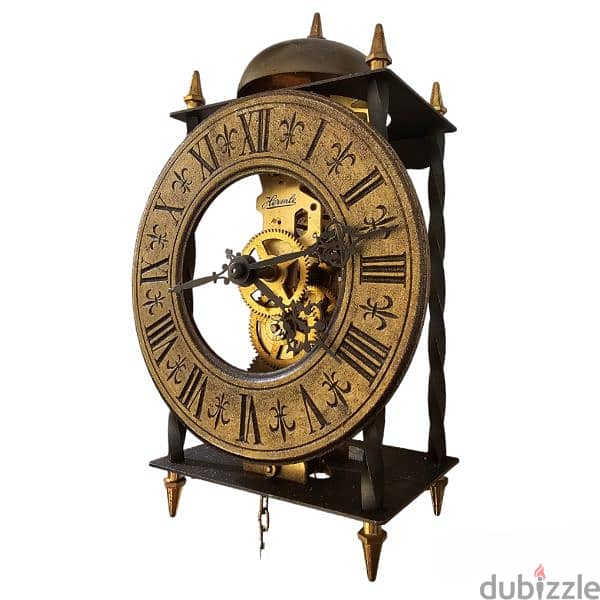 Hermle vintage skeleton wall clock 1