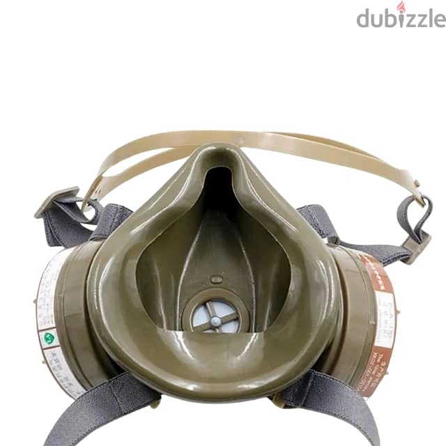Organic Gas Mask with 2 Filters and Strap for Emergencies 3