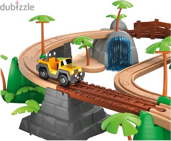 Playtive wood  jungle train set 1