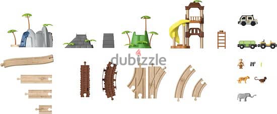 Playtive wood  jungle train set 5