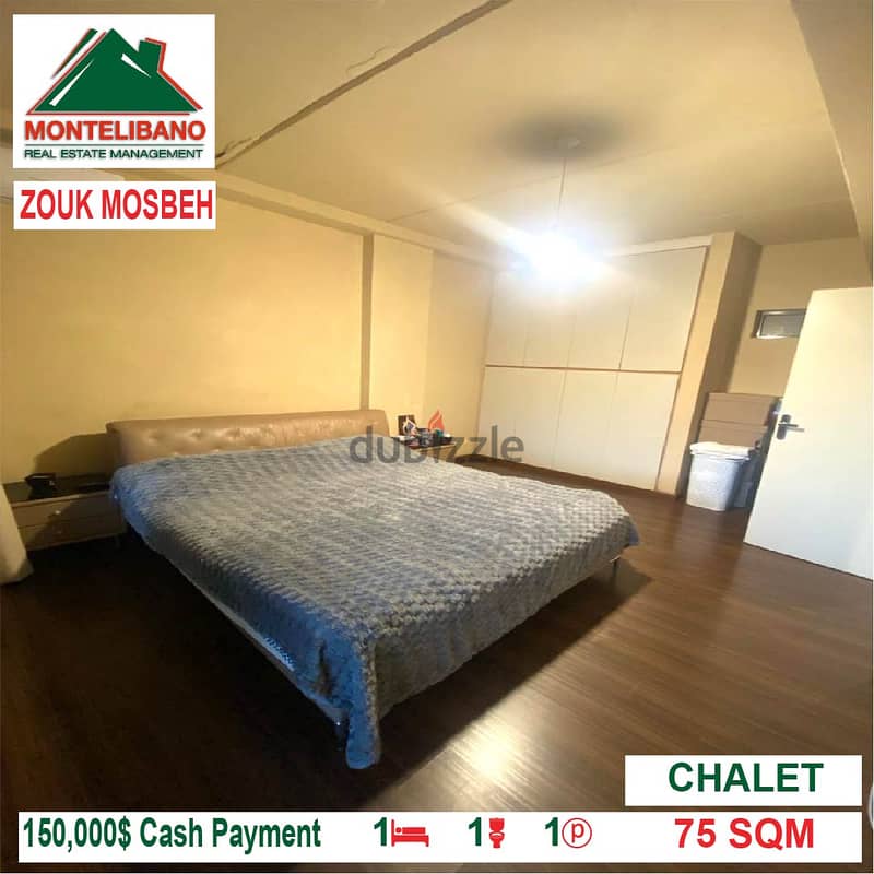 150,000$ Cash Payment!! Chalet for sale in Zouk Mosbeh!! 2