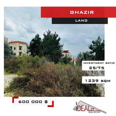 Land for sale In Ghazir عقار للبيع في غزير