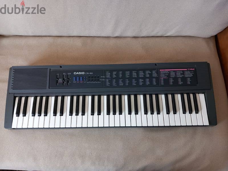 CASIO Keyboard CTK-450 with new Stand 1