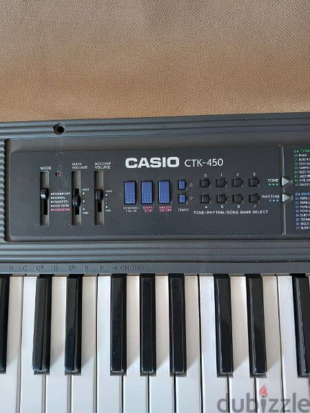 CASIO Keyboard CTK-450 with new Stand 3