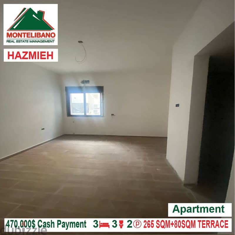 470,000$!! Apartment for sale located in Hazmieh 2