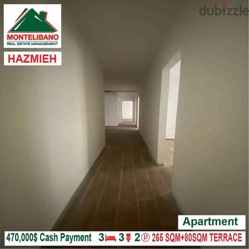 470,000$!! Apartment for sale located in Hazmieh 6