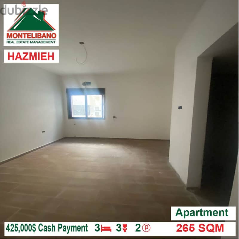 425000$!! Apartment for sale located in Hazmieh 2