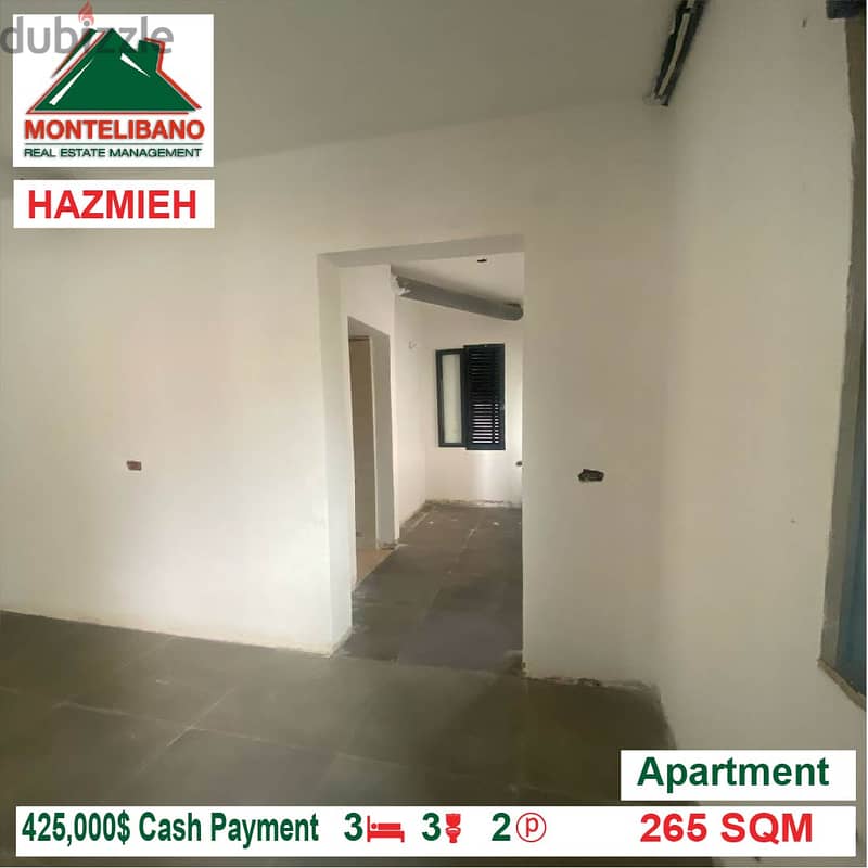 425000$!! Apartment for sale located in Hazmieh 4