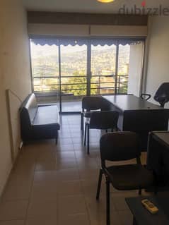 42 SQM Prime Location Furnished Office in Mazraat Yachouh, Metn