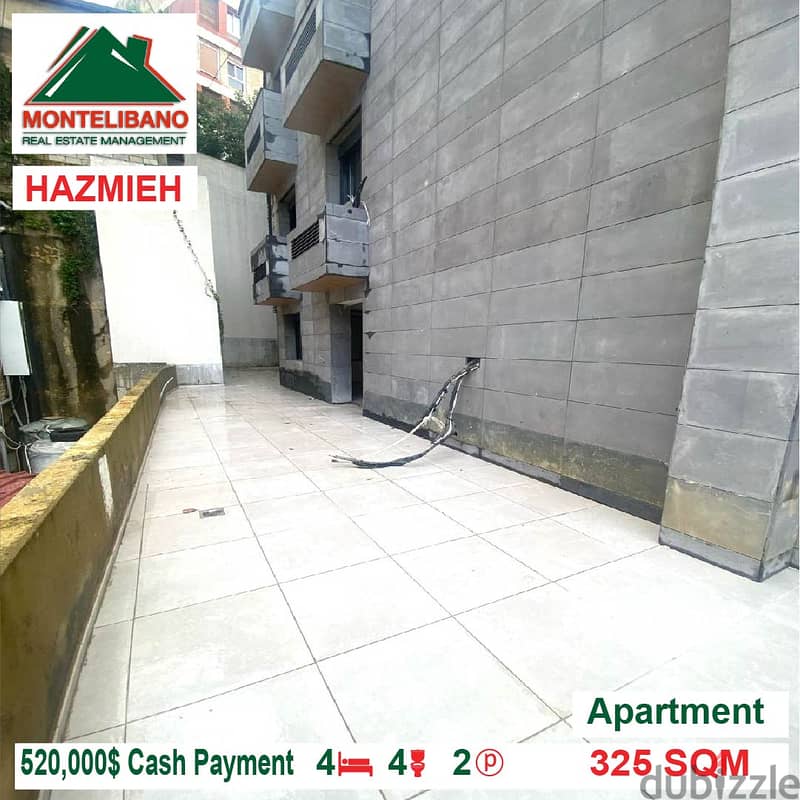 520,000$!! Apartment for sale located in Hazmieh 1
