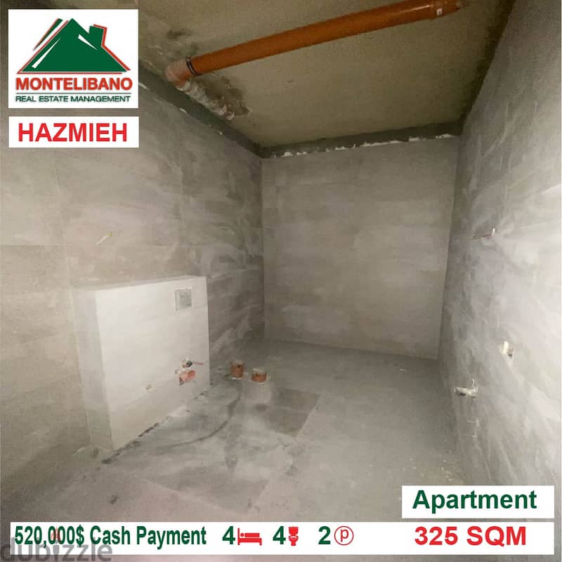 520,000$!! Apartment for sale located in Hazmieh 4
