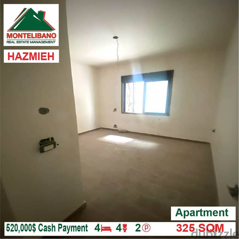 520,000$!! Apartment for sale located in Hazmieh 6