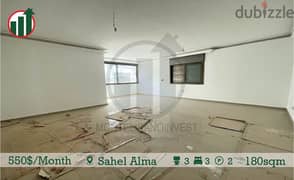 Apartment for rent in Sahel Alma!