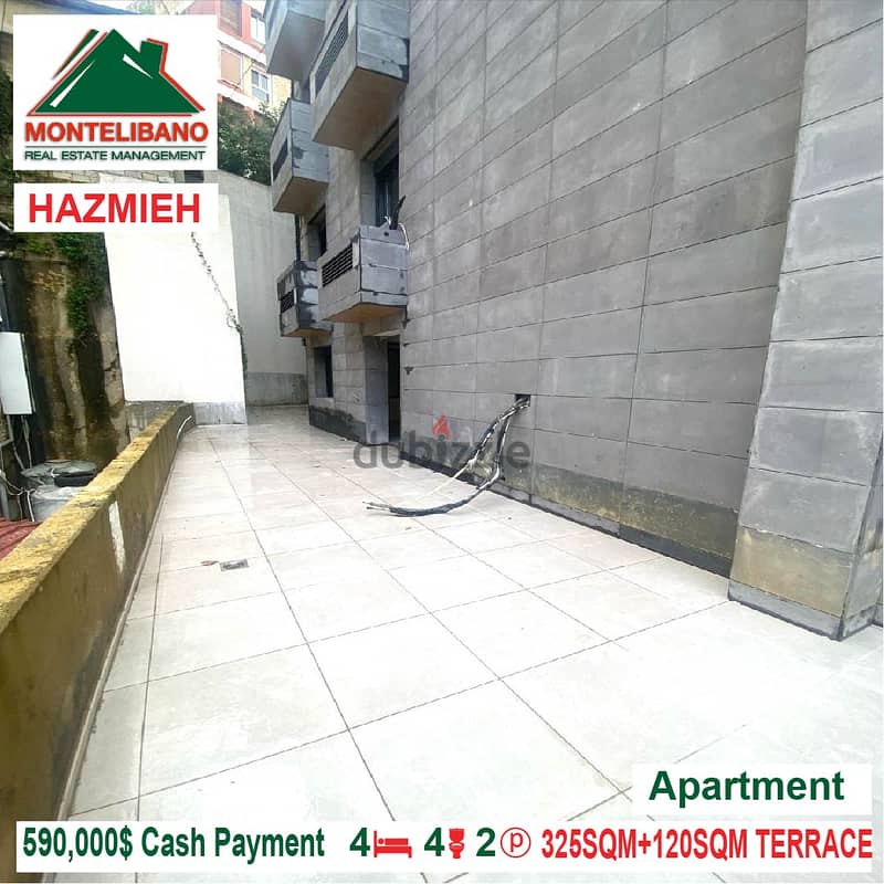 590,000$!! Apartment for sale located in Hazmieh 1