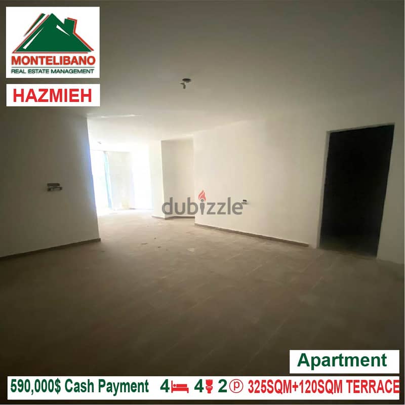 590,000$!! Apartment for sale located in Hazmieh 3