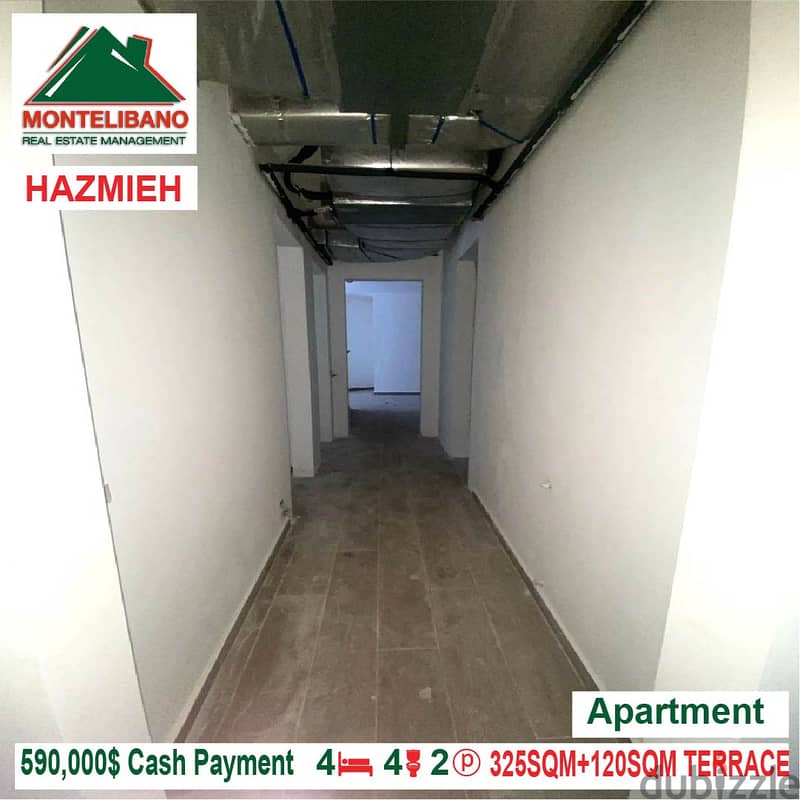 590,000$!! Apartment for sale located in Hazmieh 5
