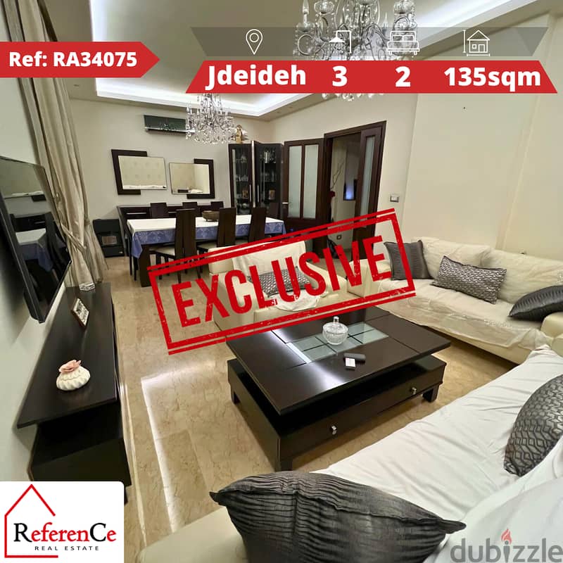 EXCLUSIVE prime apartment in Jdaide شقة مميزة حصرية في الجديدة 0