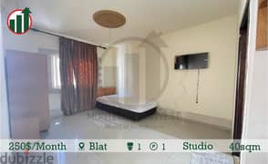 Furnished Studio for rent in Blat!