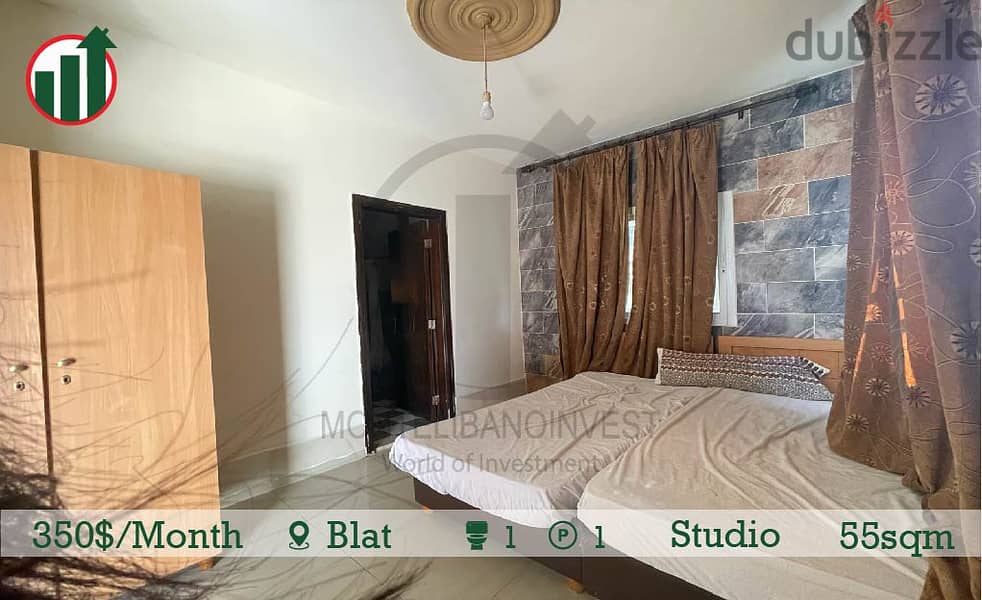 Furnished Studio for rent in Blat with Terrace! 1