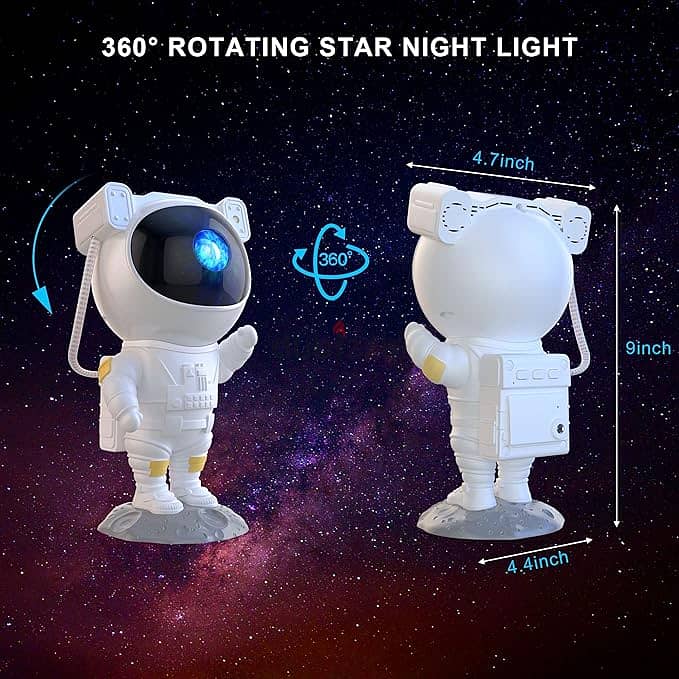 Galaxy Projector Astronaut Starry Sky Projector Remote Control Music 2