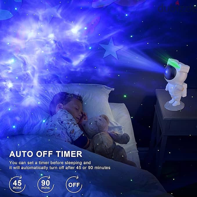Galaxy Projector Astronaut Starry Sky Projector Remote Control Music 3