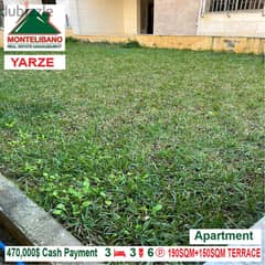 470,000$!! Apartment for sale located in Yarzeh