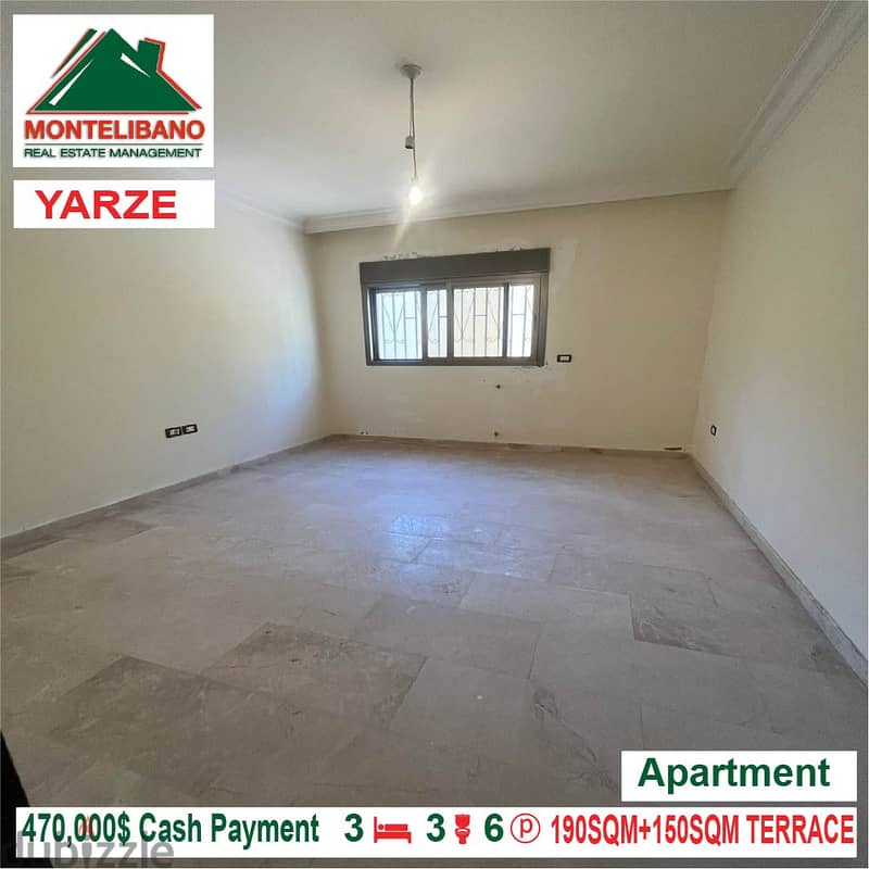 470,000$!! Apartment for sale located in Yarzeh 1