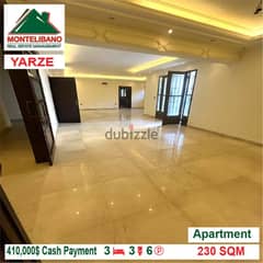 410000$!! Apartment for sale  located in Yarze