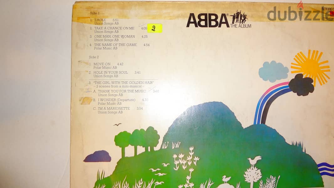ABBA "the album" vinyl album 1
