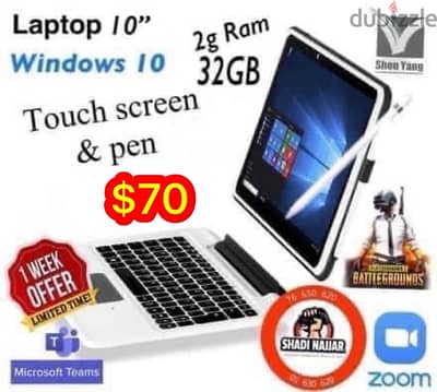 laptop & tablet 10”