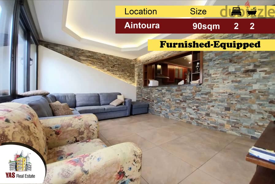 Aintoura 90m2 | 15m2 Terrace | Cozy | Mint Condition | Furnished | IV 0
