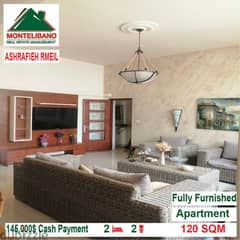 145000$!! Fully Furnished Apartment for sale located in AshrafiehRmeil