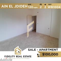 Apartment for sale in Ain El jdideh WB1004 0
