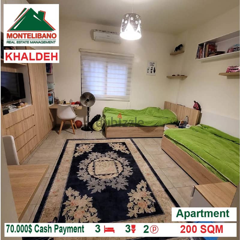 70,000$!! Apartment for sale located in Khaldeh 2