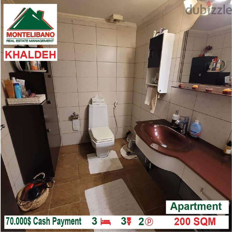 70,000$!! Apartment for sale located in Khaldeh 4