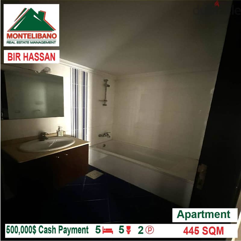 500000$!! Apartment for sale located in Bir Hassan 3